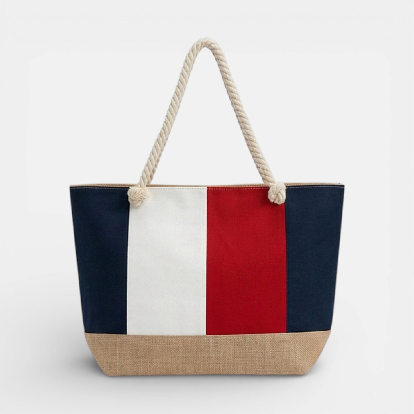 Lederax Fermuarlı Çok Renkli Kadın Plaj Çantası LD640