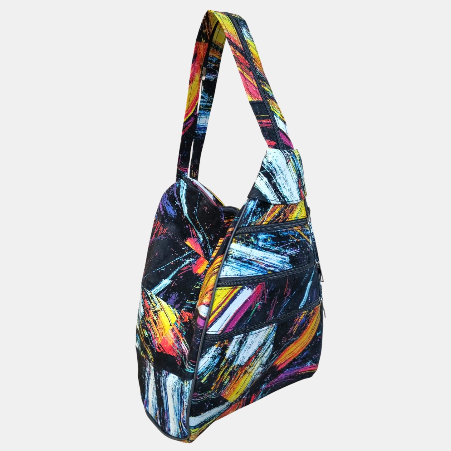 Lederax Hakiki Deri Çok Gözlü Sırt Ve Omuz Çantası LD52