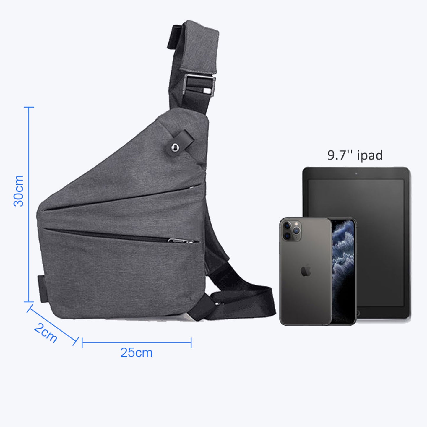 Lederax Sağ Omuz Askılı Çapraz Heybe Çanta