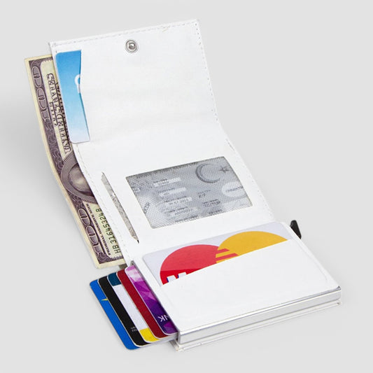 Lederax Para Gözlü Mekanizmalı Suni Deri Kartlık Cüzdan LD03