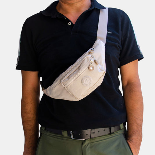 Lederax Çapraz Göğüs Çantası Bel Çantası Krinkıl Kumaş LD19