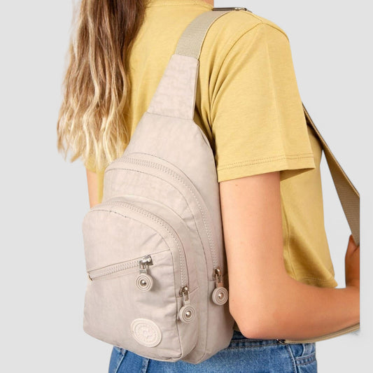 Lederax Krinkıl Kumaş Çapraz Askılı Göğüs Çantası Bodybag Ld51