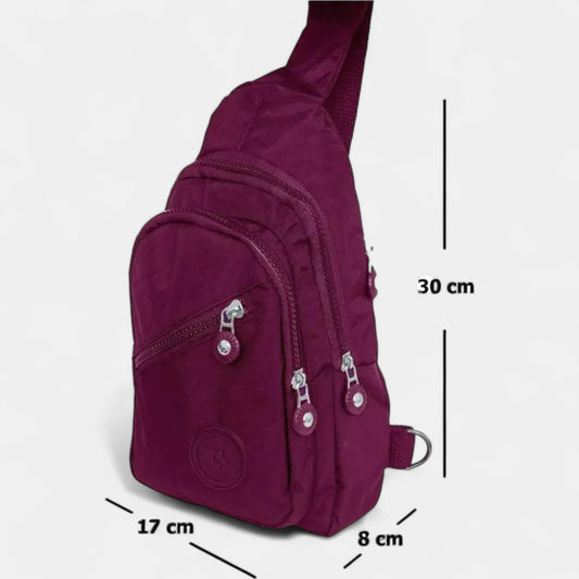 Lederax Krinkıl Kumaş Çapraz Askılı Göğüs Çantası Bodybag Ld51