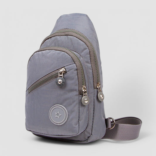 Lederax Krinkıl Kumaş Çapraz Askılı Göğüs Çantası Bodybag Ld51