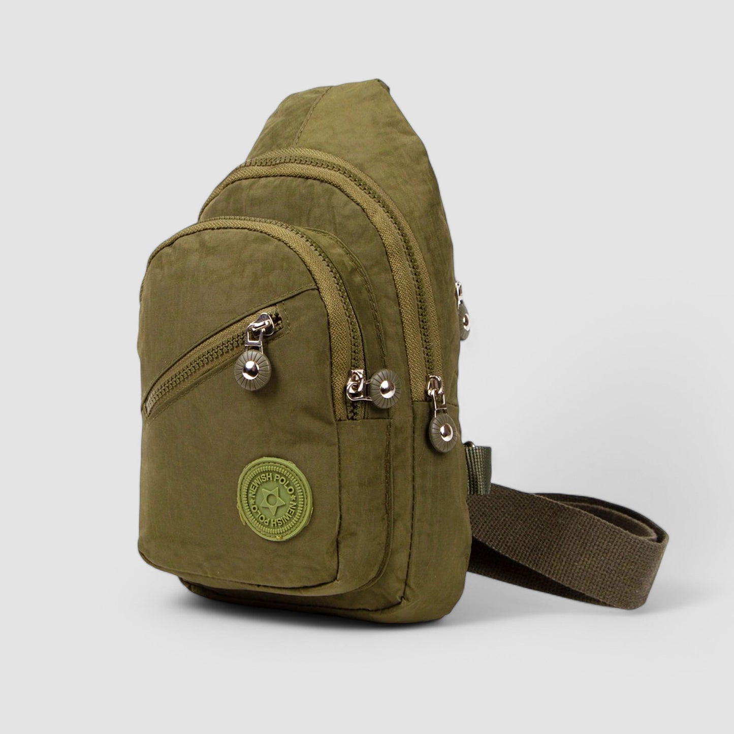 Lederax Krinkıl Kumaş Çapraz Askılı Göğüs Çantası Bodybag Ld51