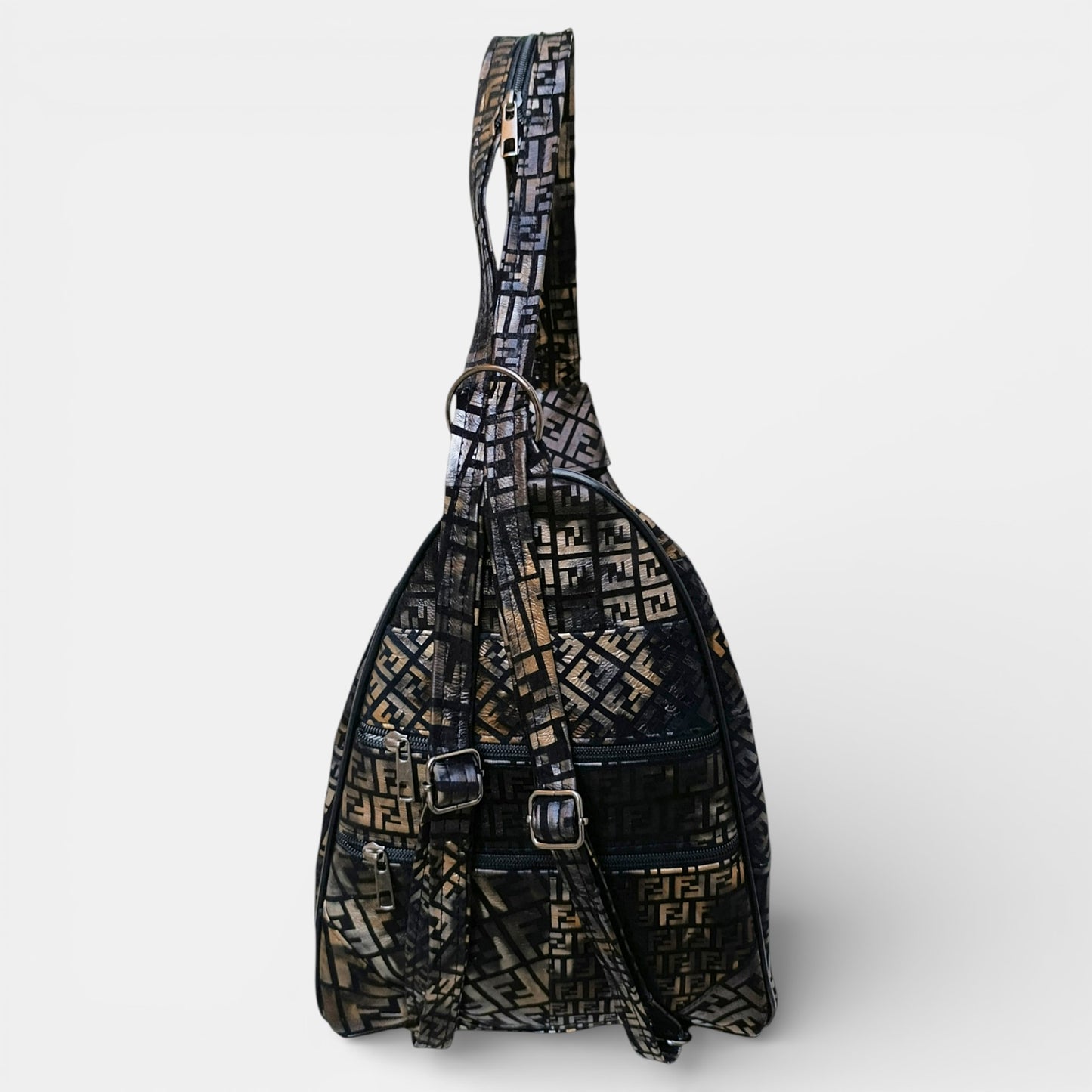 Lederax Hakiki Deri Çok Gözlü Sırt Ve Omuz Çantası LD52