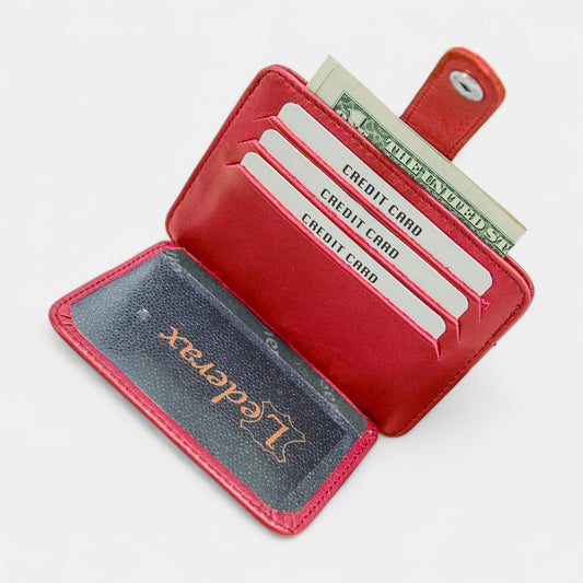 Lederax Ldh10C Hakiki Deri Kartlık Cüzdan 10 Bölmeli