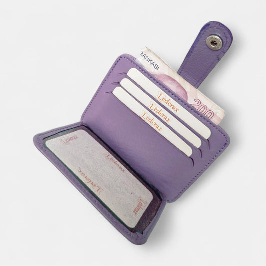 Lederax Ldh10C Hakiki Deri Kartlık Cüzdan 10 Bölmeli