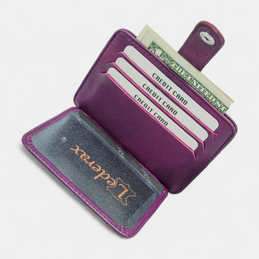 Lederax Ldh10C Hakiki Deri Kartlık Cüzdan 10 Bölmeli