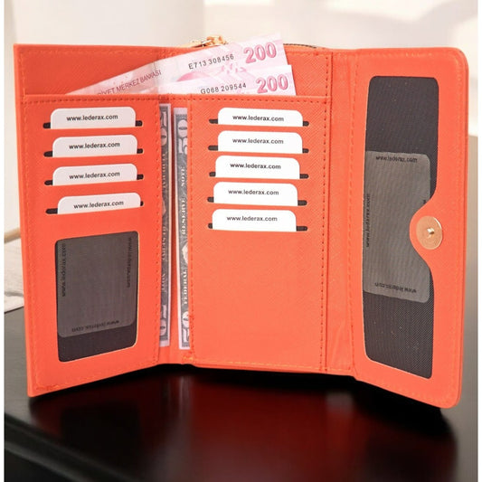 Lederax Suni Deri Kadın Cüzdanı LD191