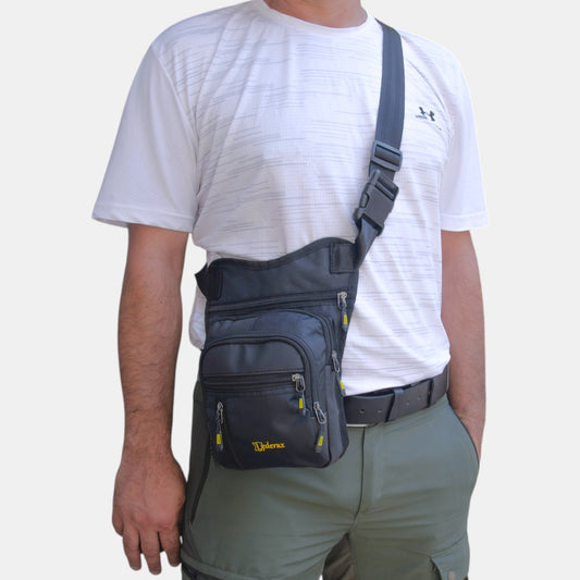 Lederax Motorcu Kurye Bacak ve Bel Çantası LD242