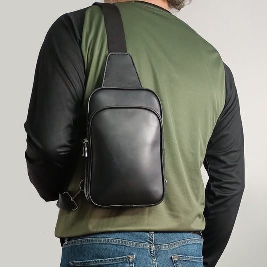 Lederax Hakiki Deri Çapraz Omuz Çantası Bodybag LD264