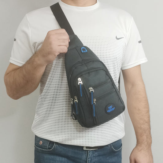 Lederax Çift Taraf Askılı Göğüs Çantası Bodybag LD266