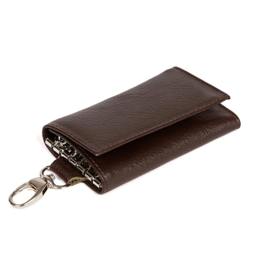 Lederax Hakiki Deri Anahtarlık LD273 Kahverengi