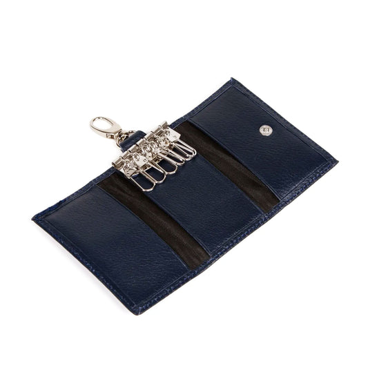 Lederax Hakiki Deri Anahtarlık LD273 Lacivert