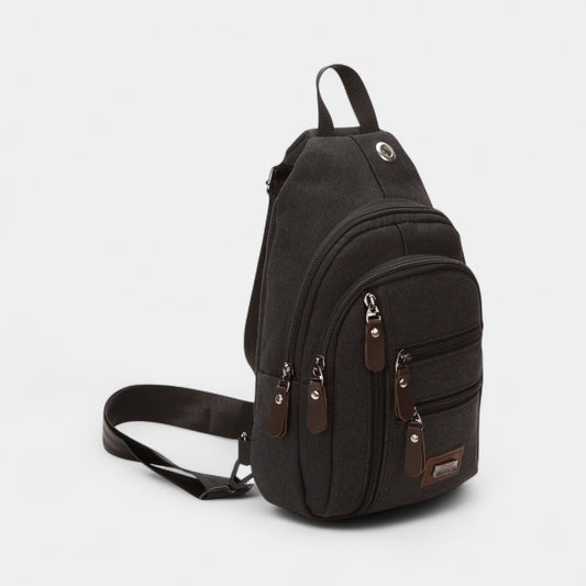 Lederax Çift Taraf Askılı Göğüs Çantası Bodybag LD280