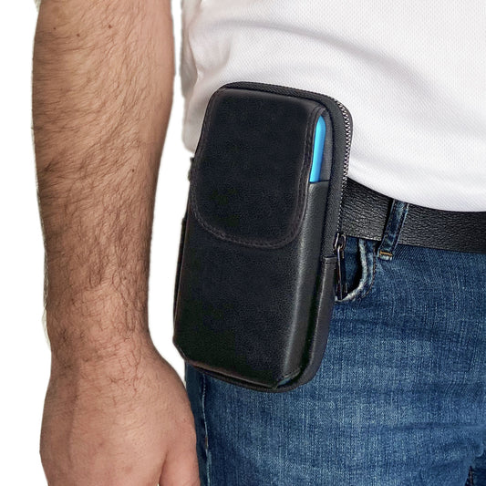 Lederax Hakiki Deri Telefon Bölmeli Bel Ve Göğüs Çantası LD295