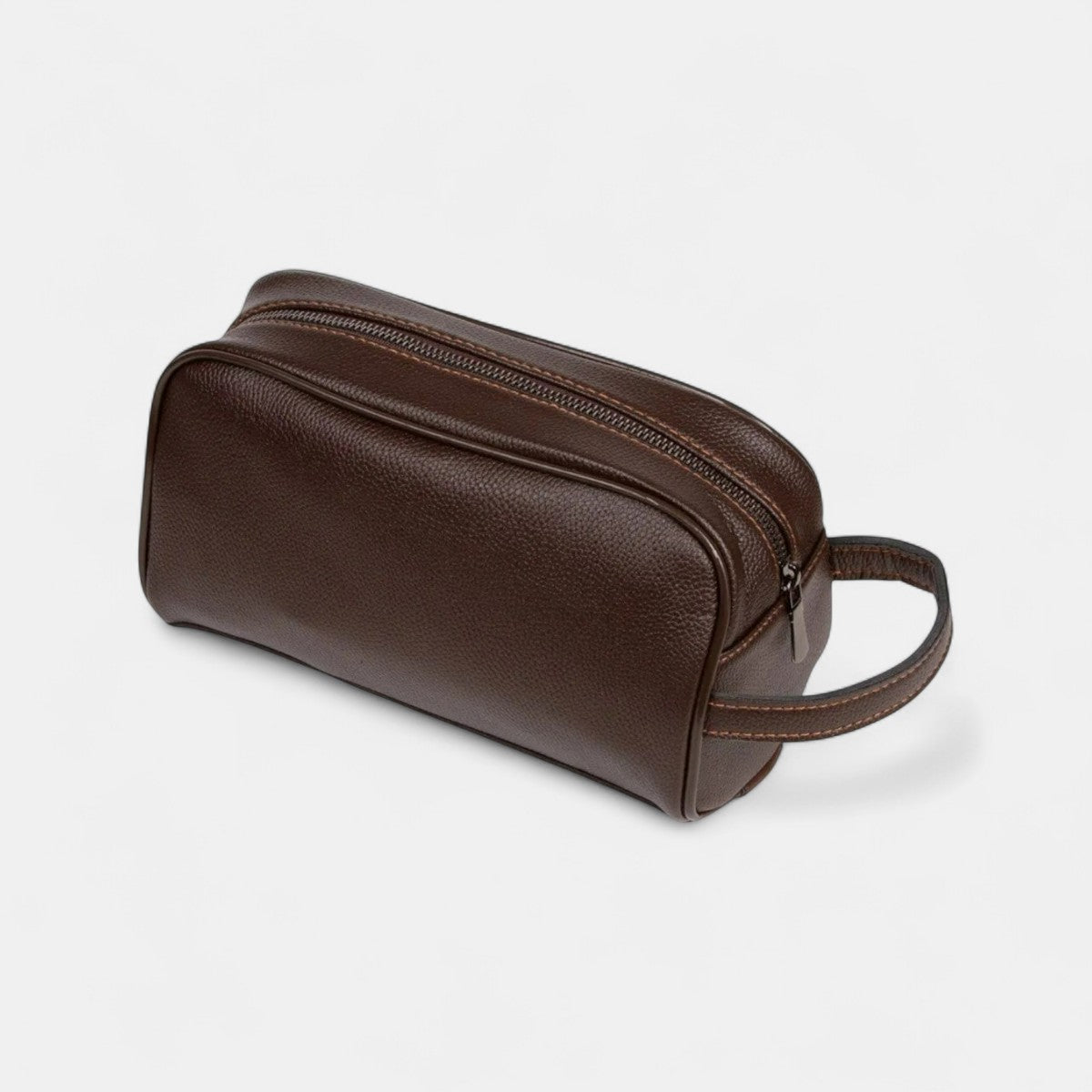 Lederax Suni Deri El Çantası Seyahat Çantası Makyaj Çantası LD310