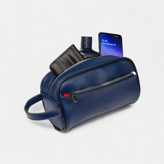 Lederax Suni Deri El Çantası Seyahat Çantası Makyaj Çantası LD310