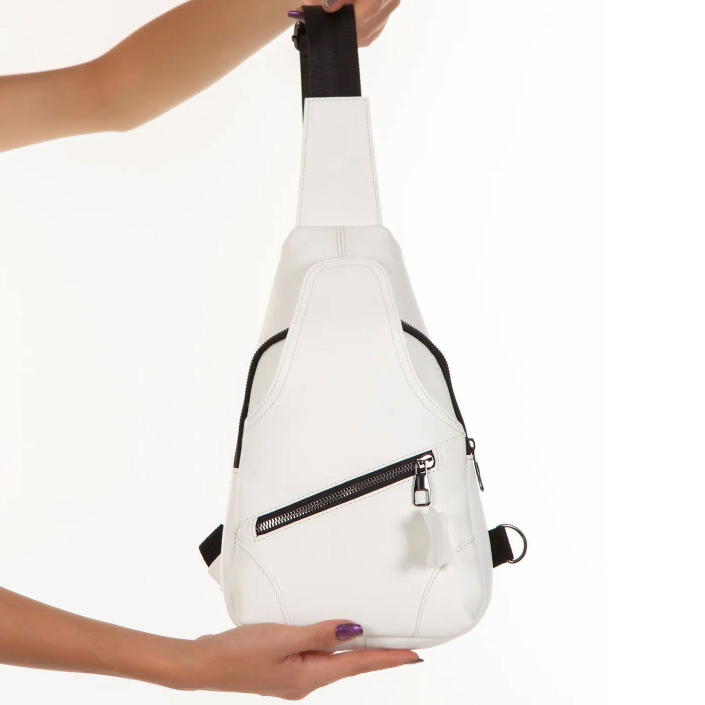 Lederax Hakiki Deri Çapraz Göğüs Çantası Bodybag LD315
