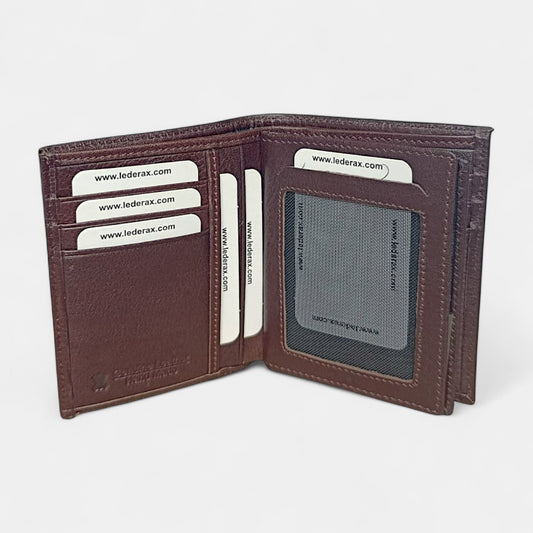 Lederax Hakiki Deri Dikey Erkek Cüzdan LD435