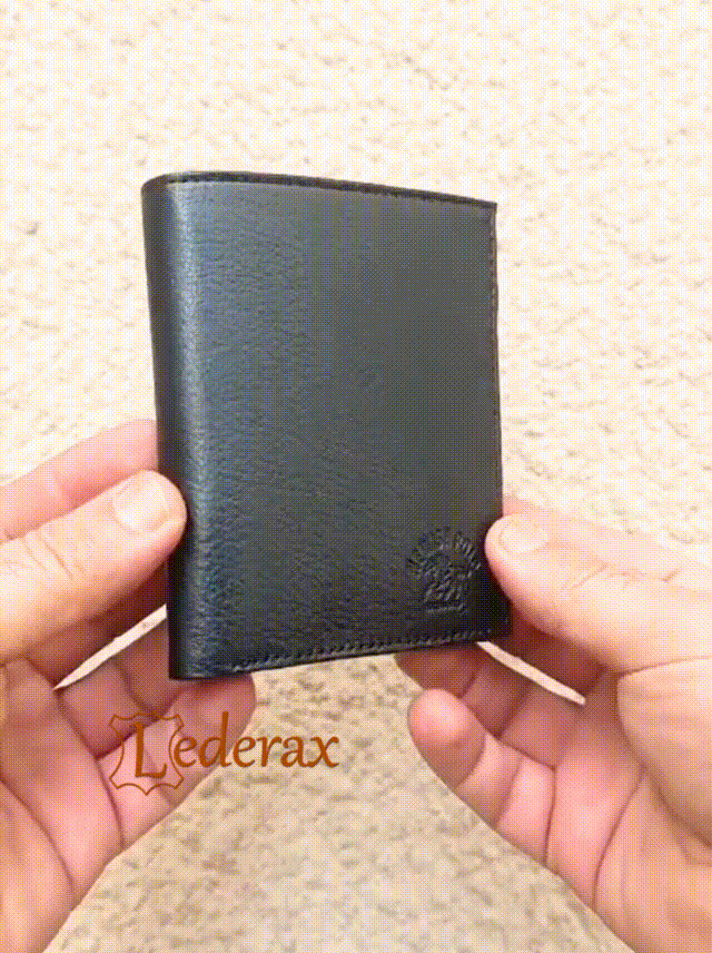 Lederax Hakiki Deri Dikey Erkek Cüzdan LD435
