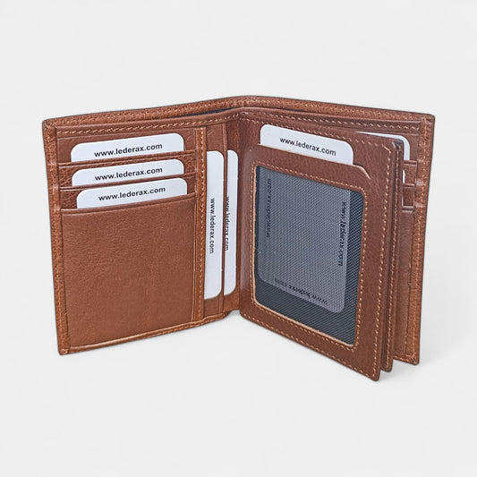 Lederax Hakiki Deri Dikey Erkek Cüzdan LD435