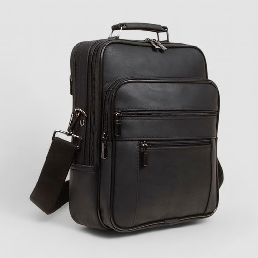 Lederax Hakiki Deri Kasalı El ve Omuz Çantası Battal Boy Dikey LD475