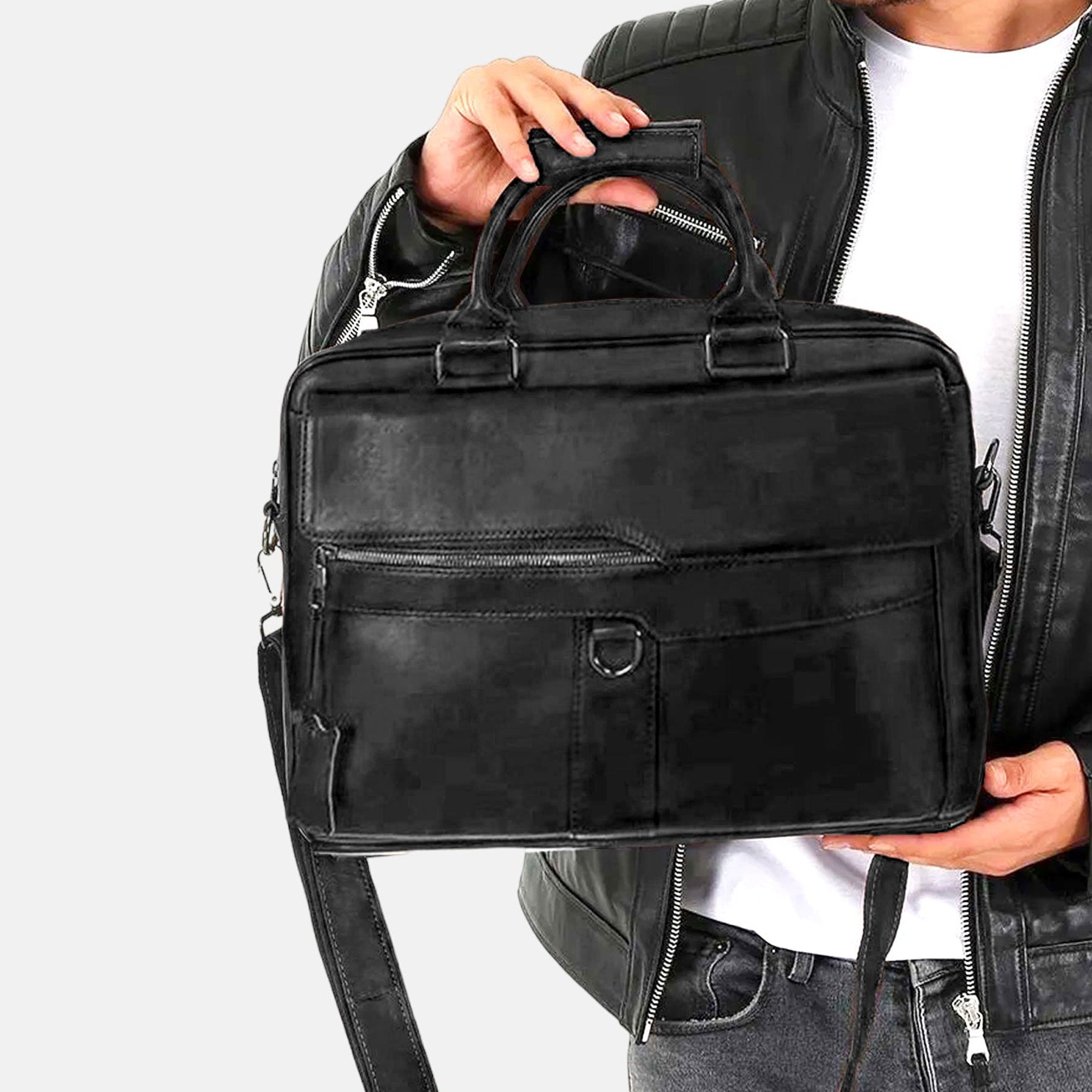 ラババン Lederax Hakiki Deri Evrak Portföy Laptop Çantası LD481