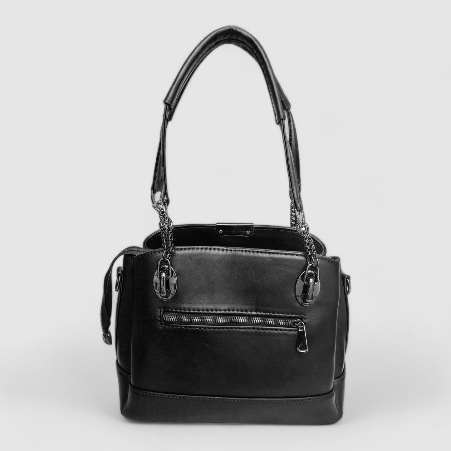 Lederax Hakiki Deri Üç Gözlü Omuz ve El Çantası LD483