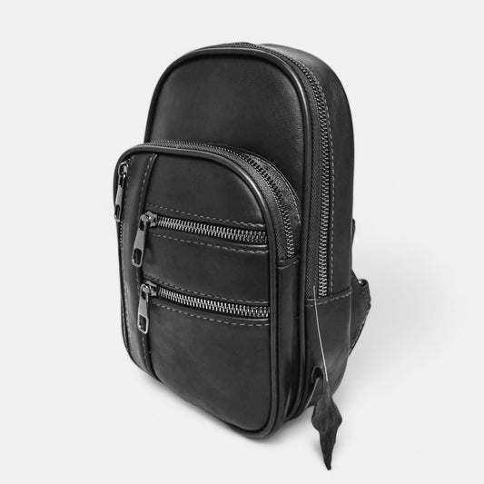 Lederax Hakiki Deri Göğüs Çantası Bodybag LD484