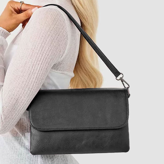 Lederax Hakiki Deri Kadın Clutch ve Omuz Çantası LD489