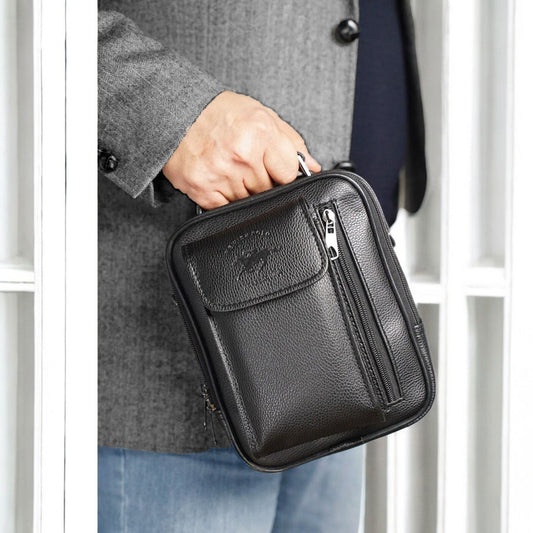 Lederax Suni Deri Kasalı El ve Omuz Çantası Orta Boy LD495