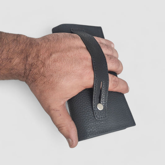 Lederax Telefon Bölmeli Mıknatıslı Portföy Kartlık Uzun Cüzdan LD505