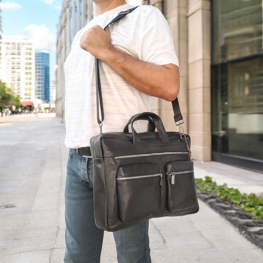 Lederax Hakiki Deri Evrak Portföy Laptop Çantası LD506