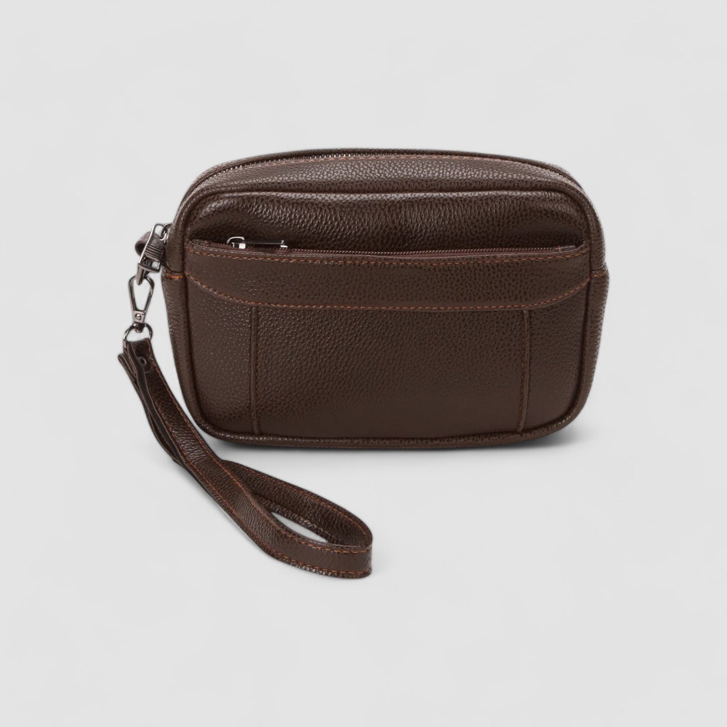 Lederax Suni Deri Erkek Clutch, Kozmetik, Seyahat ve El Çantası LD508