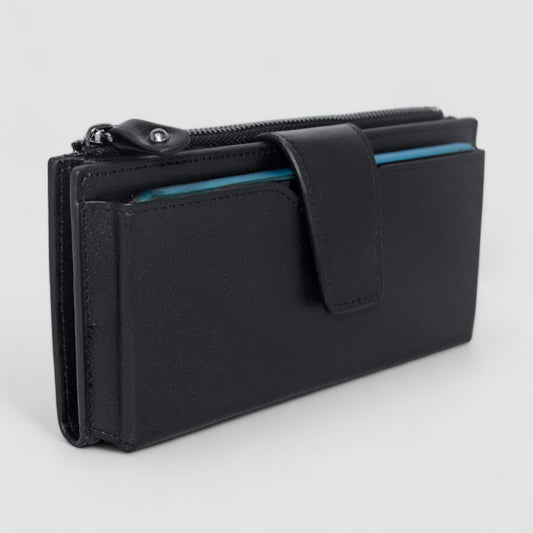 Lederax Hakiki Deri Telefon Bölmeli Portföy Kartlık Uzun Cüzdan LD513