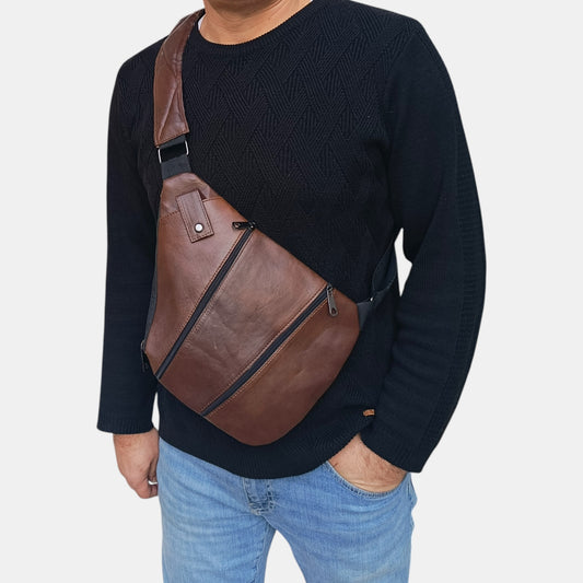 Lederax Hakiki Deri Çapraz Heybe Çanta LD517