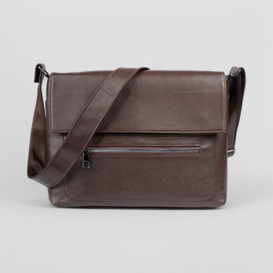 Lederax Hakiki Deri Postacı Kolej Çantası LD533