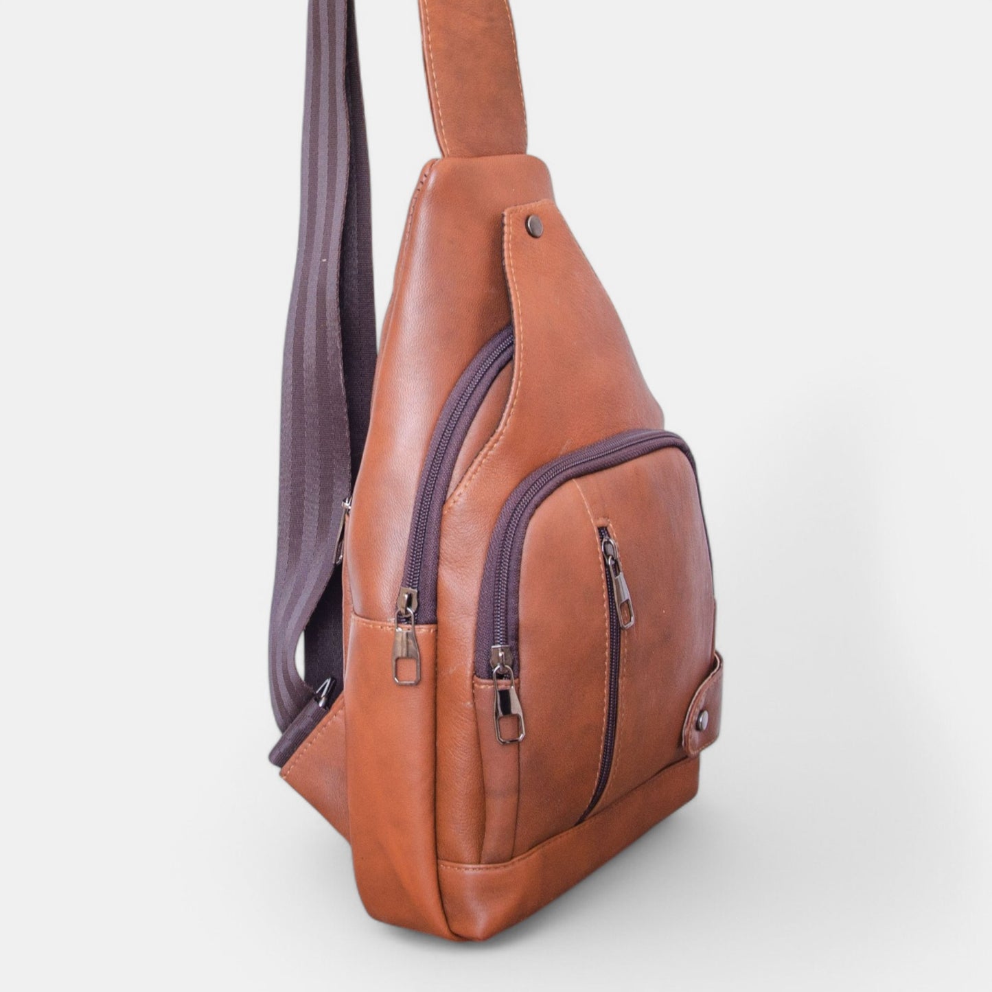 Lederax Hakiki Deri Göğüs Çantası Küçük Boy Bodybag LD535