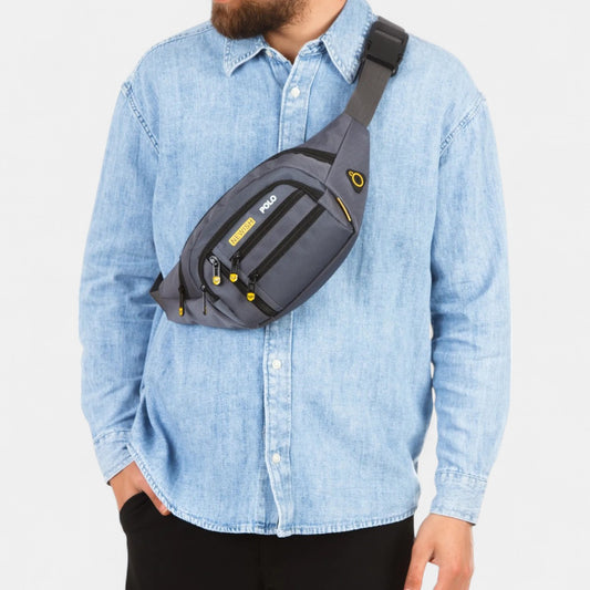 Lederax Altı Bölmeli Omuz Çantası Ve Bel Çantası NWP561