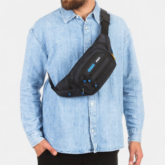 Lederax Altı Bölmeli Omuz Çantası Ve Bel Çantası NWP561