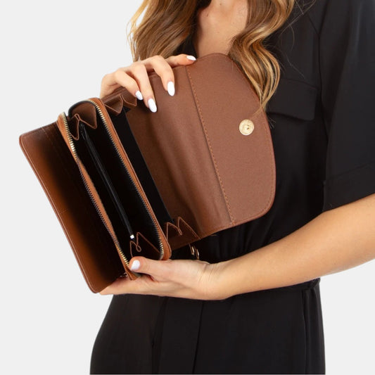 Lederax Suni Deri Kadın Kartlık ve Cüzdan LD568