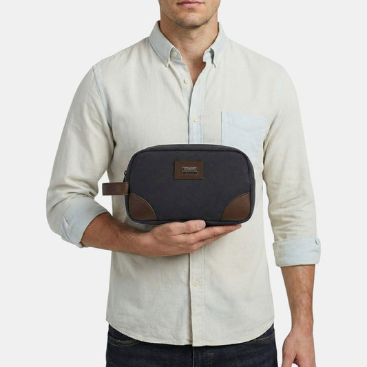 Lederax Kanvas Kumaş Seyahat Çantası Kozmetik Çantası LD582