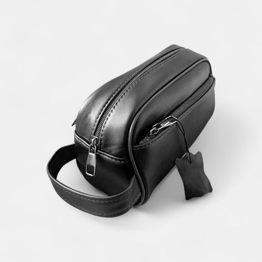 Lederax Hakiki Deri El Çantası Seyahat Çantası Kozmetik Çantası Tıraş Çantası Asker Çantası LD600