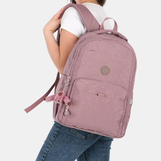 Lederax Krinkıl Kumaş Büyük Sırt Çantası LD608