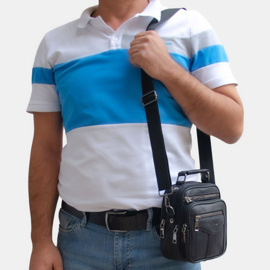 Lederax Hakiki Deri Kasalı El Çantası Omuz Çantası Küçük Boy LD613