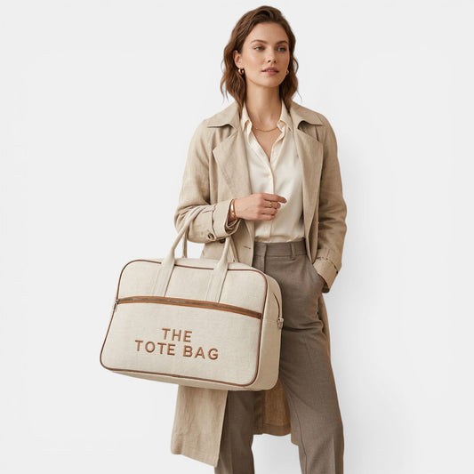 Lederax Kanvas Kumaş Kabin Boy Seyahat Çantası Omuz Çantası LD645