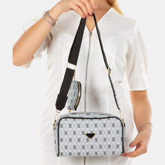 Lederax Suni Kadın Desenli Omuz Çantası LD651