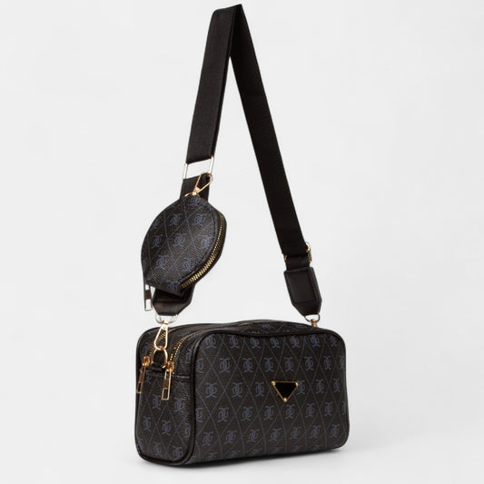 Lederax Suni Kadın Desenli Omuz Çantası LD651